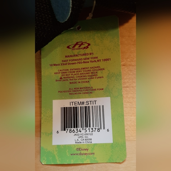 NWT - Disney Stitch plush backpack - Picture 5 of 7